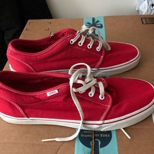Red Vans Low